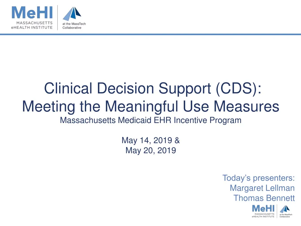 clinical decision support cds meeting