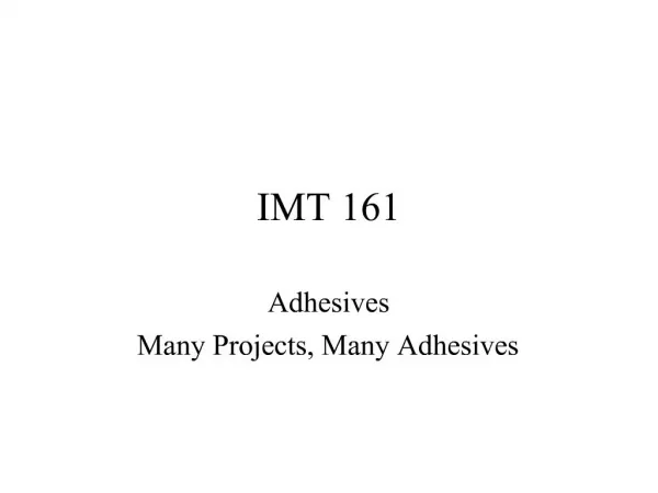 IMT 161