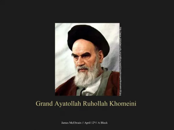 Grand Ayatollah Ruhollah Khomeini