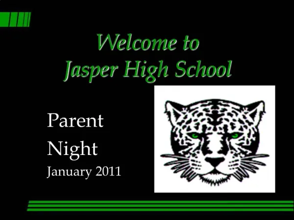 Welcome to Jasper High School