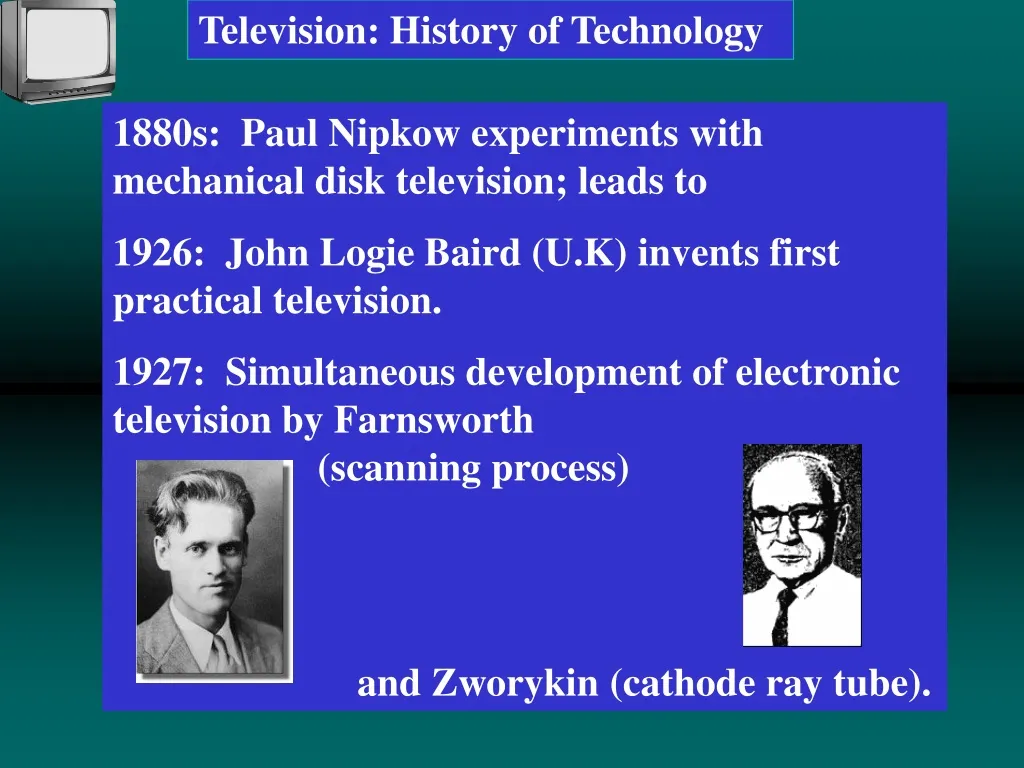television history of technology