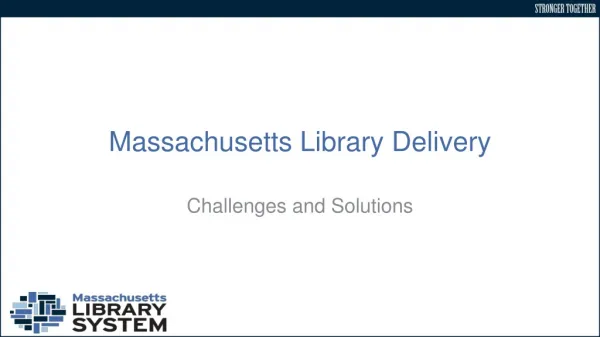 Massachusetts Library Delivery