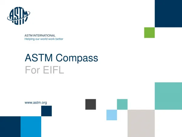 ASTM Compass For EIFL