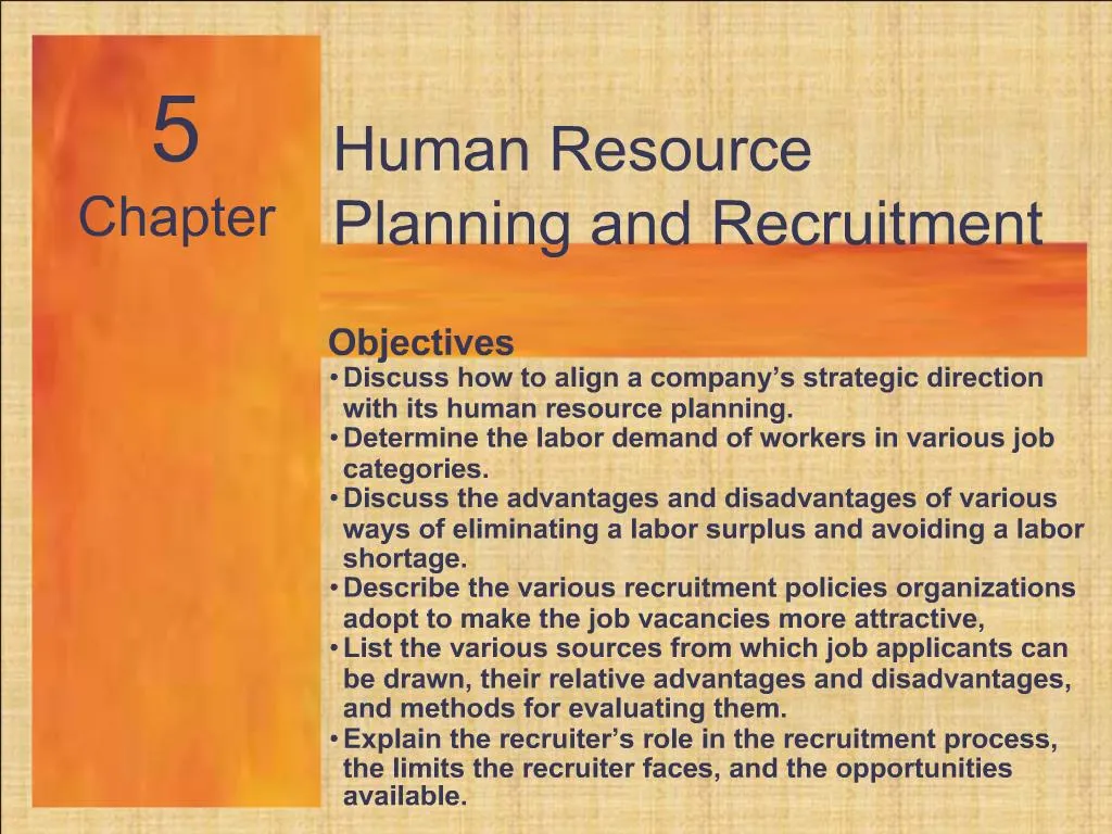 PPT - Effective Steps for Human Resource Planning: From Forecasting to ...