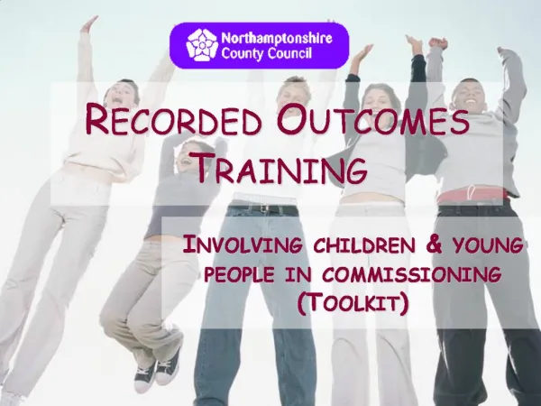 Recorded Outcomes Training