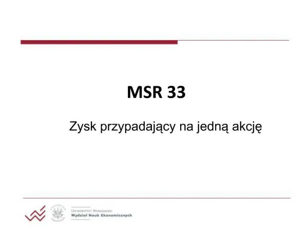 MSR 33