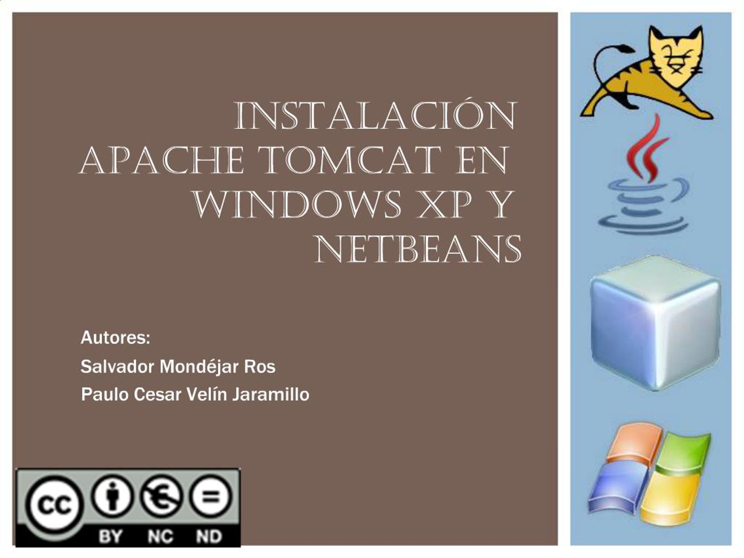 PPT - INSTALACI N APACHE TOMCAT en windows xp y netbeans PowerPoint ...