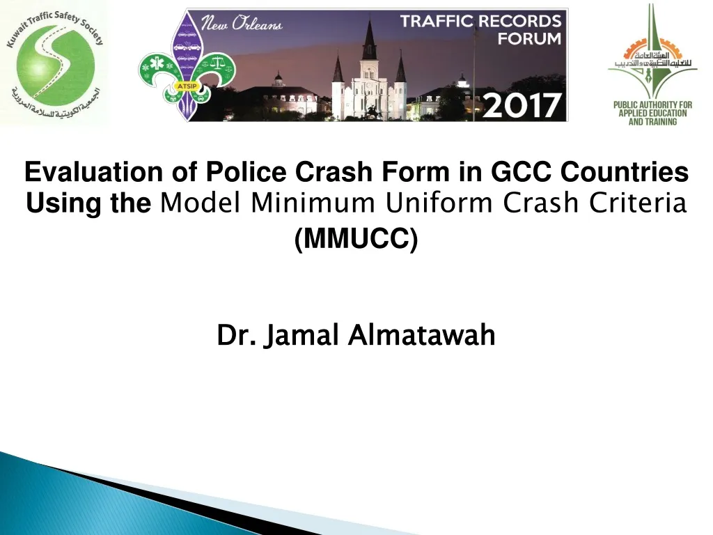 evaluation of police crash f orm in gcc countries