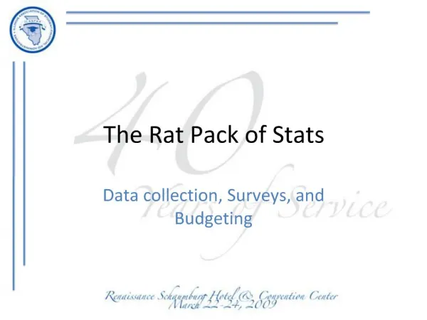 The Rat Pack of Stats