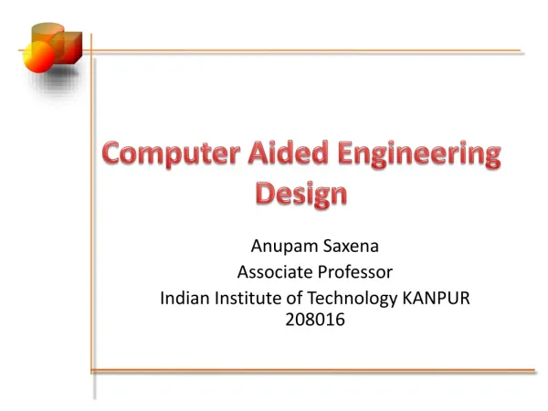 Computer Aided Engineering Design