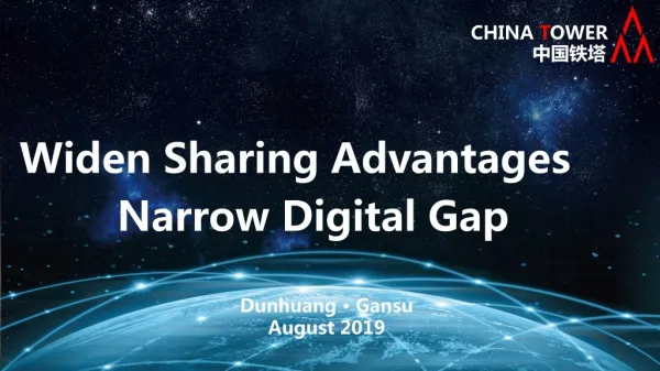 Widen Sharing Advantages Narrow Digital Gap