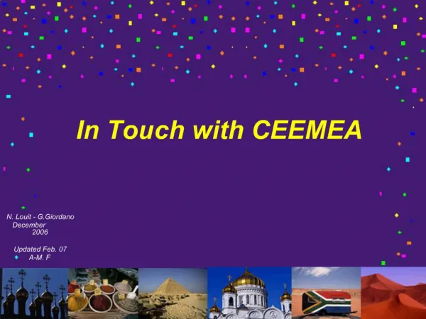 In Touch with CEEMEA