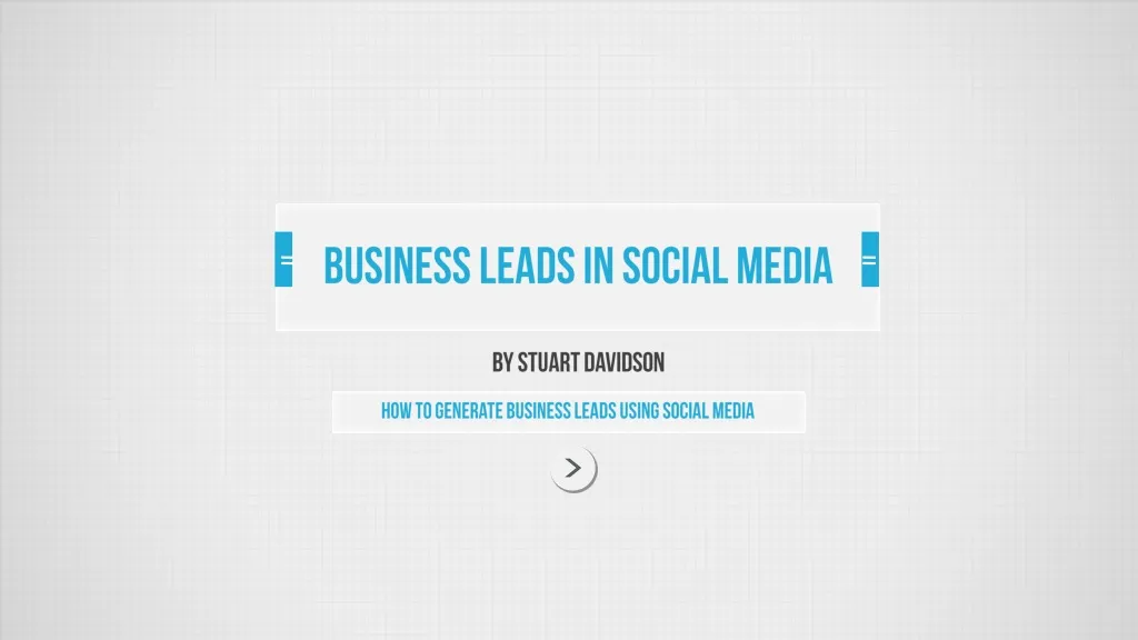 how to generate business leads using social media
