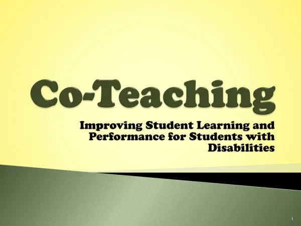 Co-Teaching