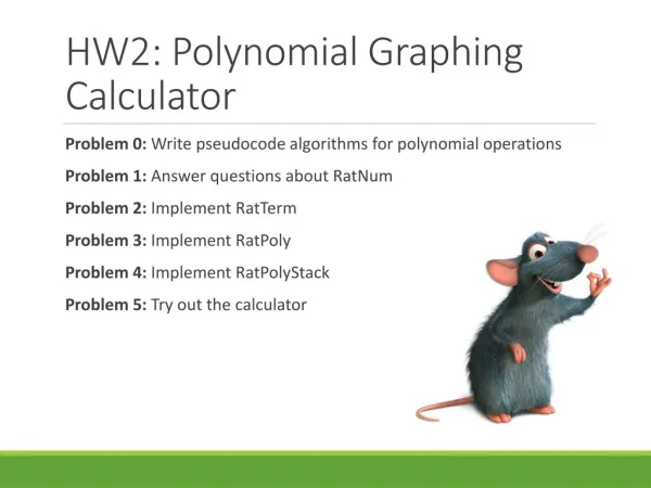 HW2: Polynomial Graphing Calculator