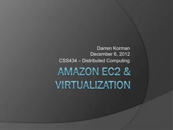 Amazon EC2 Virtualization