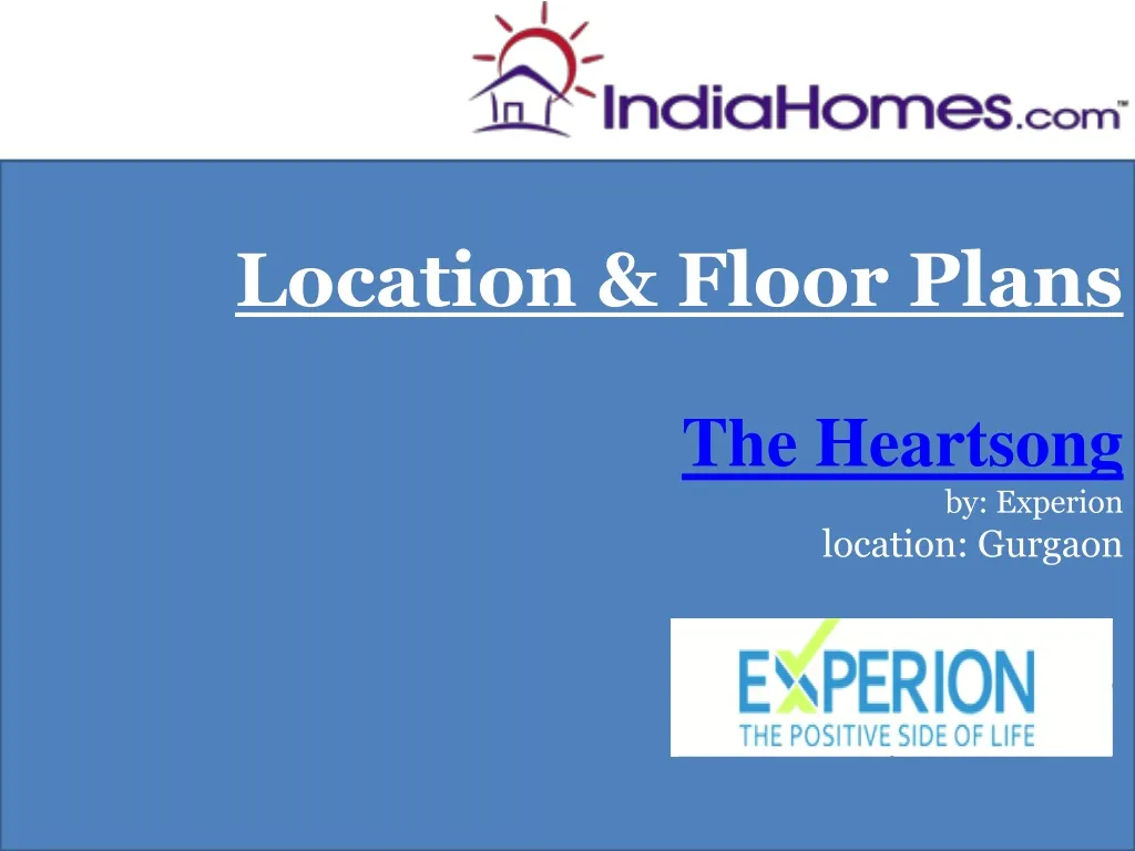 location floor plans the heartsong by experion