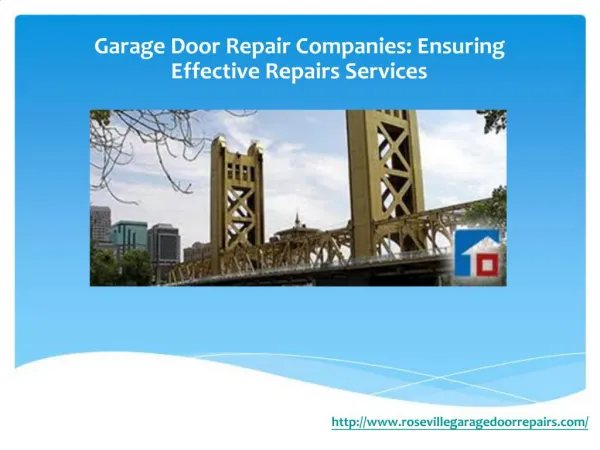 Garage Door Repair Companies: Ensuring Effective Repairs Ser