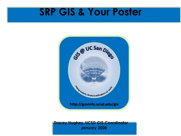 SRP GIS Your Poster