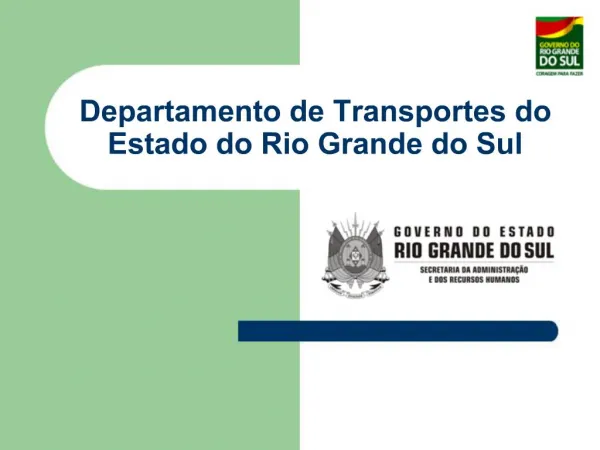 Departamento de Transportes do Estado do Rio Grande do Sul
