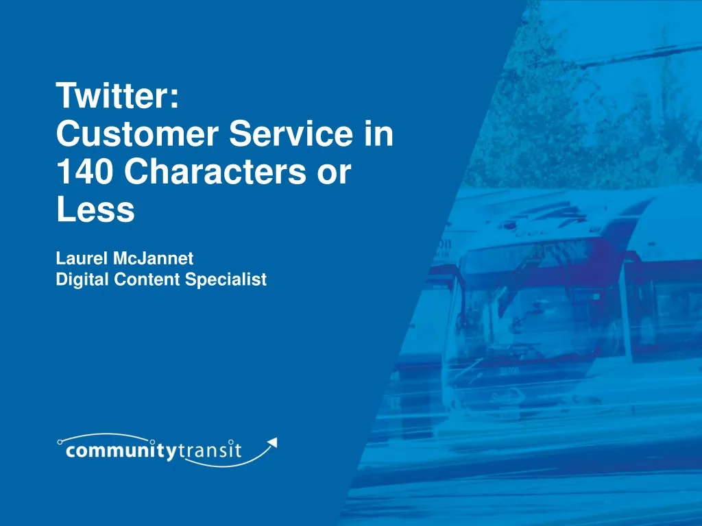 twitter customer service in 140 characters or less
