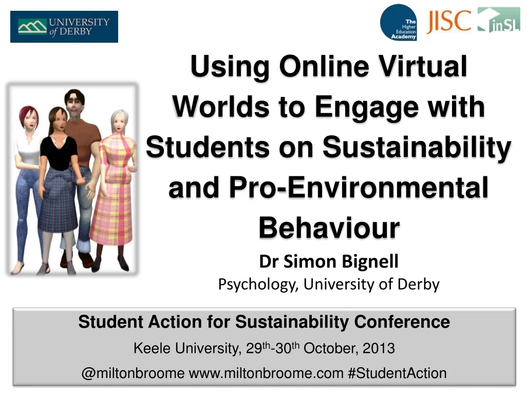 using online virtual worlds to engage with