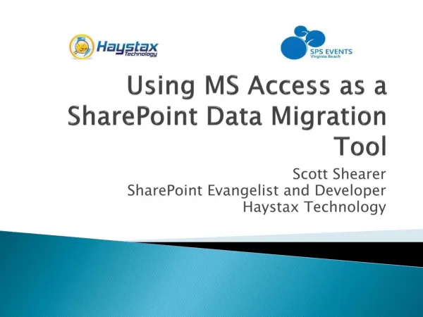 Using MS Access as a SharePoint Data Migration Tool