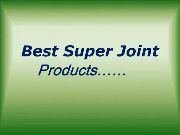 Super Joint Rejuvenation Formula