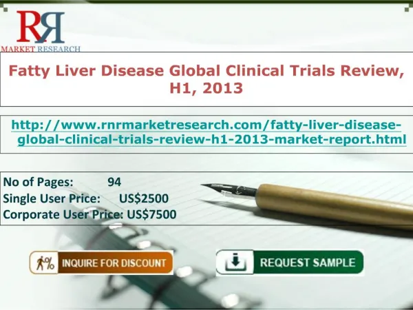 Fatty Liver Disease Global Clinical Trials Review, H1, 2013