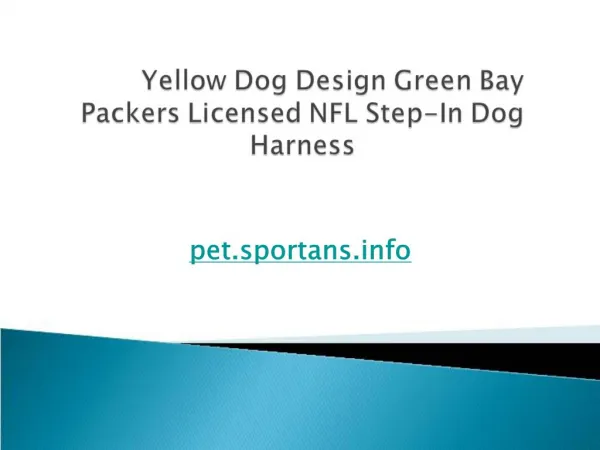Yellow Dog Design Green Bay Packers Licensed NFL Step-In Do