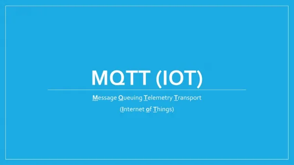 MQTT (IoT)