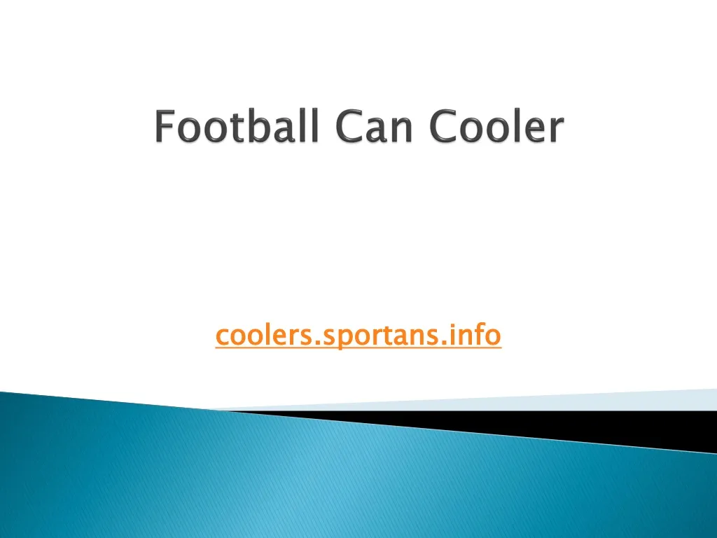 football can cooler