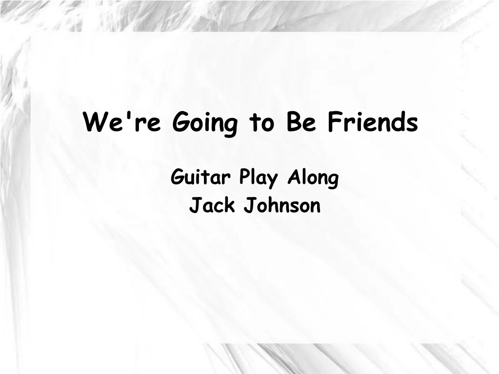 guitar play along jack johnson