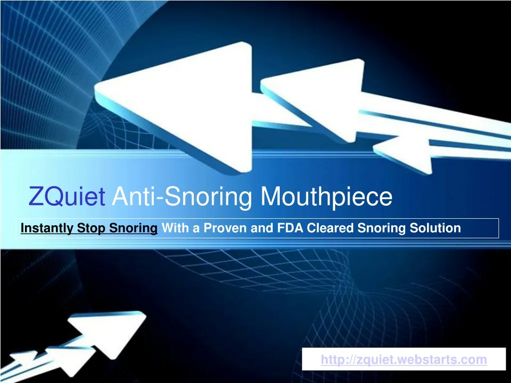 zquiet anti snoring mouthpiece