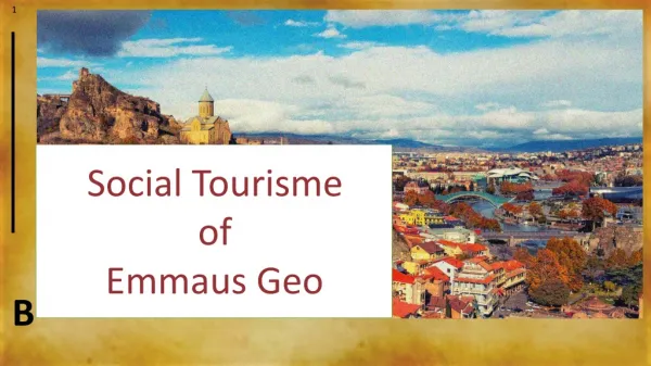 Social Tourisme of Emmaus Geo