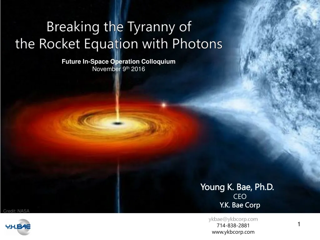 breaking the tyranny of the rocket equation with