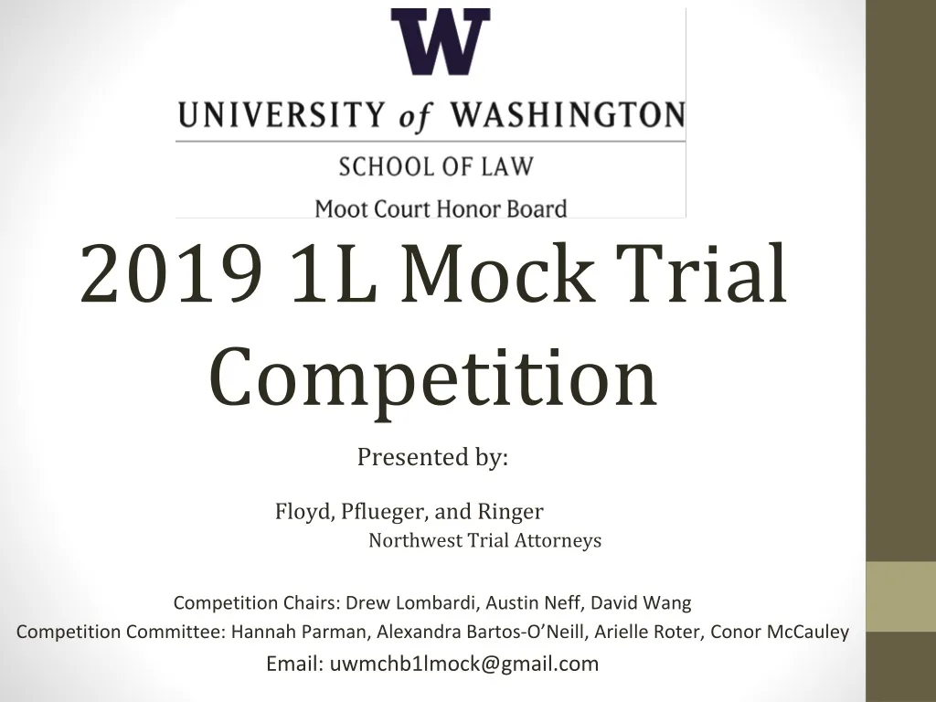 2019 1l mock trial competition presented by