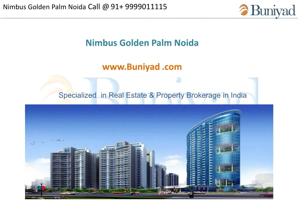 nimbus golden palm noida www buniyad com
