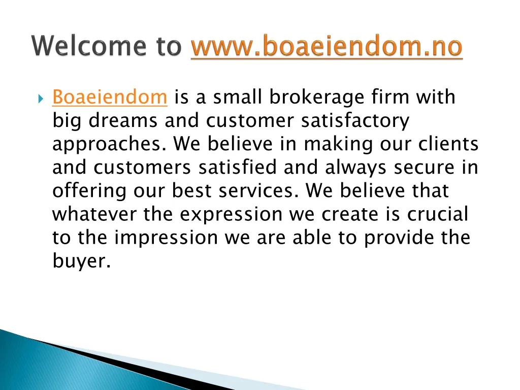 welcome to www boaeiendom no