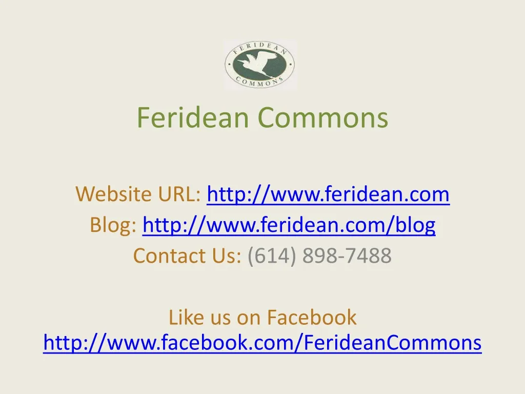 feridean commons