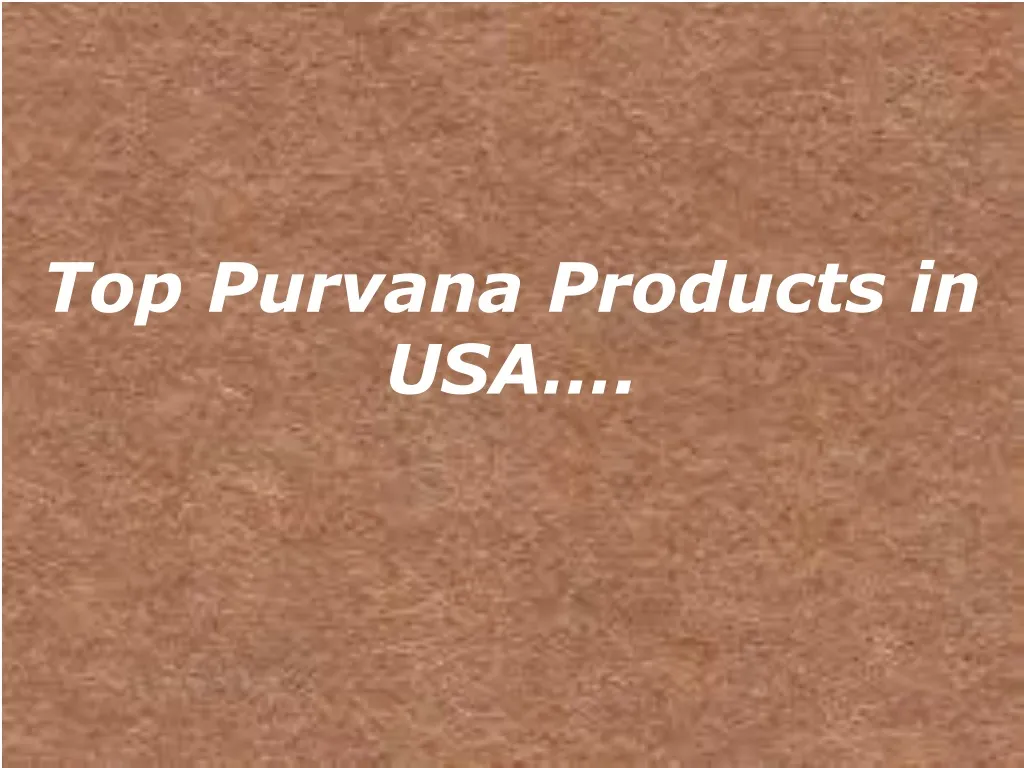 top purvana products in usa
