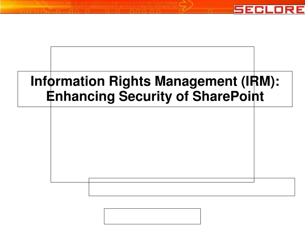 information rights management irm enhancing