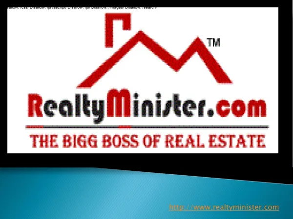 Realty Minister - The Bigg Boss Of Real Estate