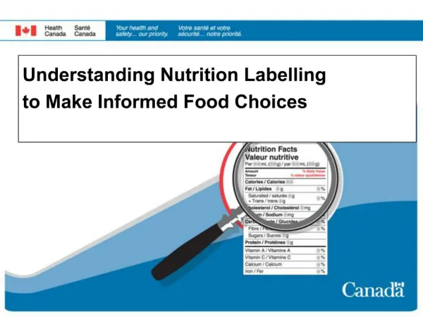 Understanding Nutrition Labelling to Make Informed Food Choices