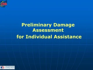 PPT - PRELIMINARY DAMAGE ASSESSMENT (PDA) PowerPoint Presentation, Free ...