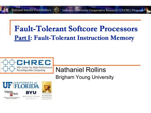 Fault-Tolerant Softcore Processors Part I: Fault-Tolerant Instruction Memory