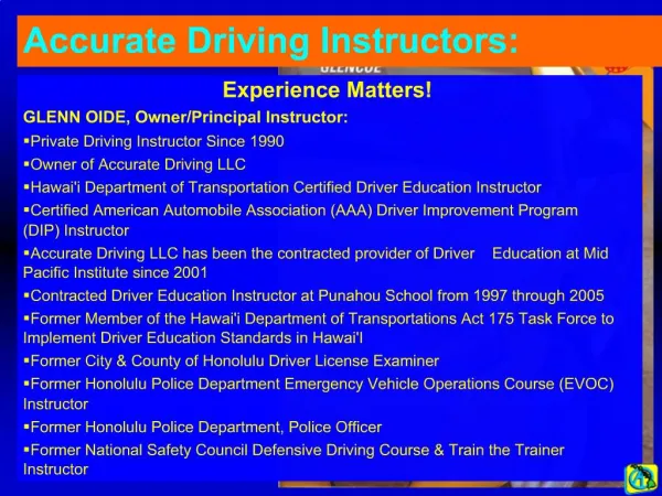 Accurate Driving Instructors: