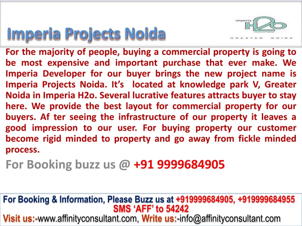 imperia projects noida