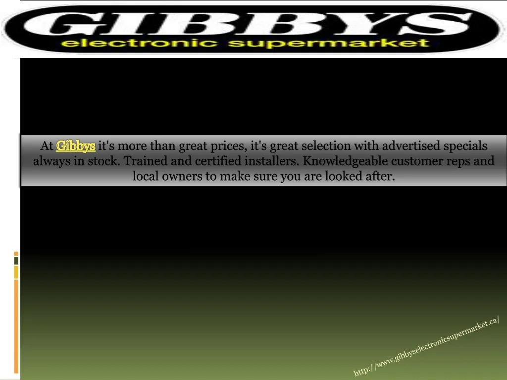 at gibbys it s more than great prices it s great