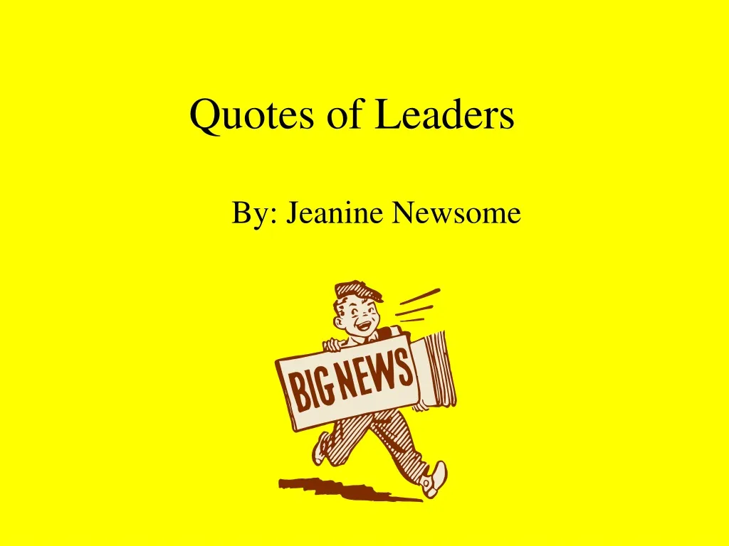 quotes of leaders
